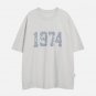 Letter Embroidery Print Tee