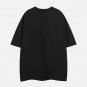 Letter Embroidery Print Tee