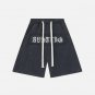 Letter Embroidery Shorts