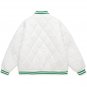 Letter Embroidery Stitching Winter Coat