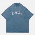 Letter Embroidery Washed Tee