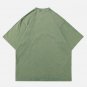 Letter Embroidery Washed Tee