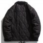 Letter Embroidery Winter Coat