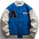 Letter Flock Embroidery Winter Coat