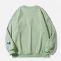 Letter Flocked Sweatshirt