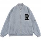 Letter Flocking Embossing Jacket