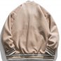 Letter Flocking Horn Buckle Jacket