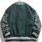 Letter Flocking Panel Jacket
