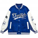 Letter Graphic Stitching Jacket