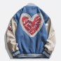Letter Love Foaming Varsity Jacket