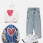 Letter Love Foaming Varsity Jacket