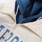 Letter Patch Fake Two Winter Coat