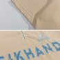 Letter Patchwork Polo Collar Tee
