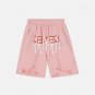 Letter Print Broken Holes Shorts