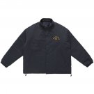 Letter Print Cargo Winter Coat