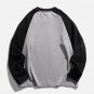 Letter Print Clash Sweatshirt