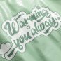 Letter Print Leather Stitching Jacket