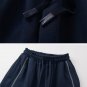 Letter Print Patchwork Pants