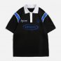 Letter Print Polo Tee