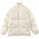 Letter Print Puffer Jacket