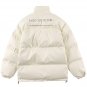 Letter Print Puffer Jacket