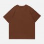 Letter Print Solid Tee