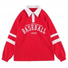 Letter Print Stripe Sweatshirt