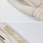 Letter Print Suede Pants