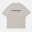 Letter Print Washed Tee