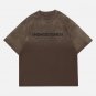 Letter Print Washed Tee