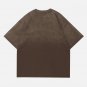 Letter Print Washed Tee
