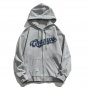 Letter Print Zipper Hoodie