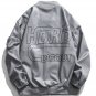 Letter Printed PU Jacket