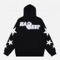 Letter Printing Star Embroidery Hoodie