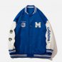 Letter Small Icon Print Splicing Jacket