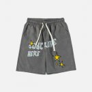 Letter Stars Graphic Shorts