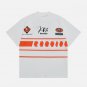 Letter Stripe Contrast Print Tee