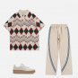 Letter Stripe Panel Long Pants