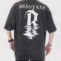 Lettering Distressed Print Tee