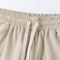 Lettering Drawstring Shorts