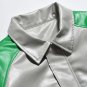 Lettering Flocked Leather Jacket