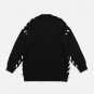 Line Splicing Sweater
