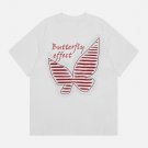 Linear Butterfly Print Tee