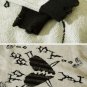 Love Embroidery Polo Collar Sweater