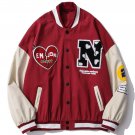 Love Letter Flocking Color Block Jacket