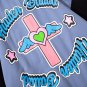 Love Magic Wand Foam Printing Varsity Jacket