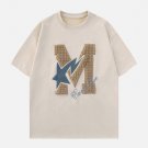 M Letter Star Embroidery Tee