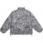 Magazine Newspaper Print Winter Coat
