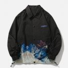 Mountains Gradient Print Jacket