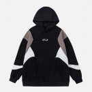 Multicolor Patchwork Fleece Hoodie